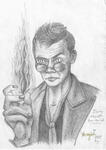 Crowley Illustration from Good Omens